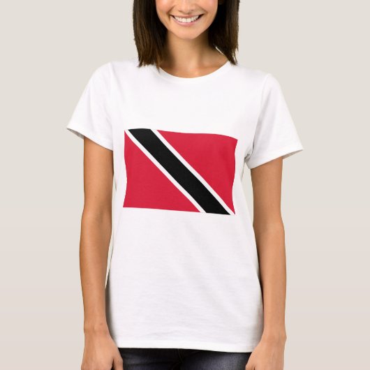 Vlag Trinidad en Tobago T-shirt (Voorkant)