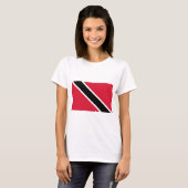Vlag Trinidad en Tobago T-shirt (Voorkant volledig)