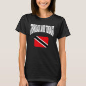 Vlag Trinidad en Tobago T-shirt (Voorkant)