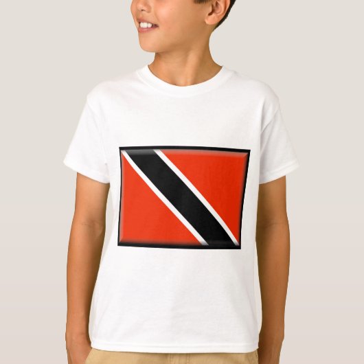 Vlag Trinidad en Tobago T-shirt (Voorkant)