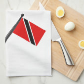 Vlag Trinidad en Tobago Theedoek (Quarter Fold)