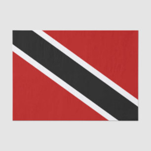 Vlag Trinidad en Tobago Tissuepapier