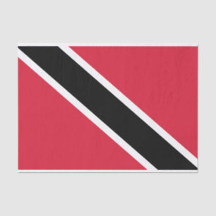 Vlag Trinidad en Tobago Tissuepapier