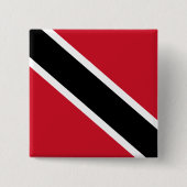 Vlag Trinidad en Tobago Vierkante Button 5,1 Cm (Voorkant)