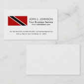 Vlag Trinidad en Tobago Visitekaartje (Voorkant / Achterkant)