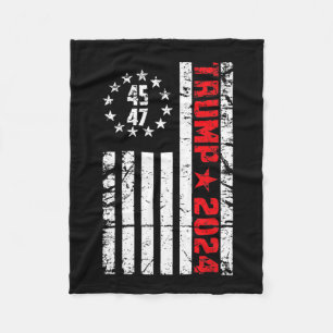 Vlag Trump 2024 - 45 47 Trump Betsy Ross Vlag Fleece Deken