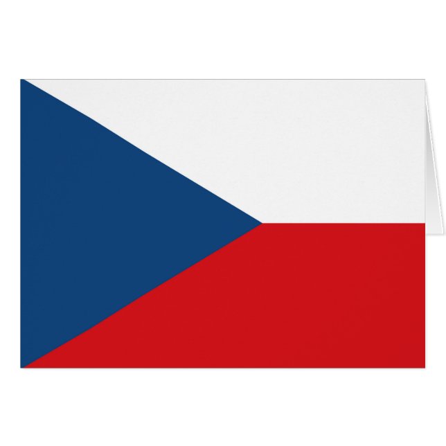 vlag Tsjechië (Voorkant Horizontaal)
