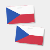 vlag Tsjechië Badge (Voor- en achterkant)