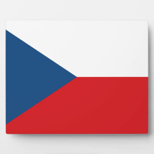 vlag Tsjechië Fotoplaat