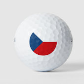 vlag Tsjechië Golfballen (Voorkant)