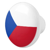 vlag Tsjechië Keramische Knop (Rechts)