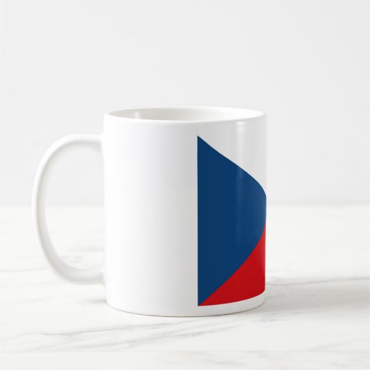 vlag Tsjechië Koffiemok (Links)