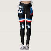 vlag Tsjechië Leggings (Voorkant)