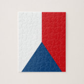 vlag Tsjechië Legpuzzel (Verticaal)