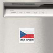  vlag Tsjechië Magneet (Insitu (Vaatwasser))