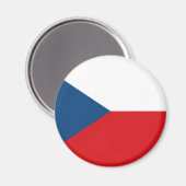 vlag Tsjechië Magneet (Voorkant / Achterkant)