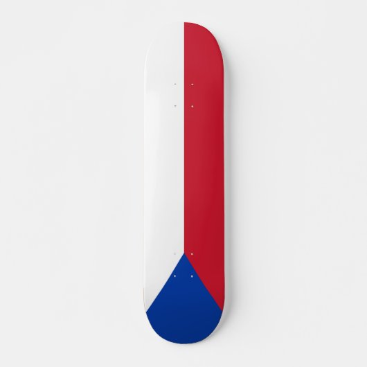vlag Tsjechië Skateboard (Voorkant)