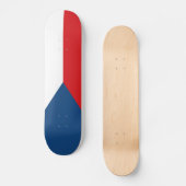 vlag Tsjechië Skateboard (Voorkant)