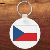 vlag Tsjechië Sleutelhanger (Voorkant)