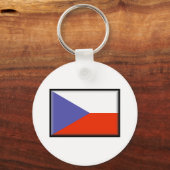 vlag Tsjechië Sleutelhanger (Voorkant)