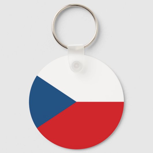 vlag Tsjechië Sleutelhanger (Voorkant)