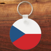 vlag Tsjechië Sleutelhanger (Voorkant)