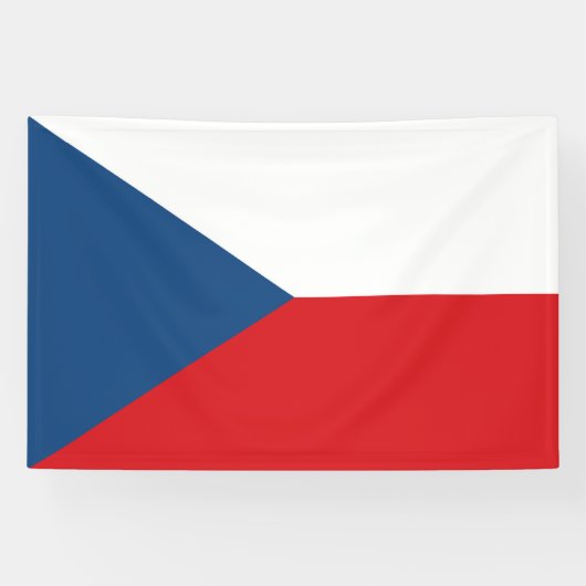 vlag Tsjechië Spandoek (Horizontaal)