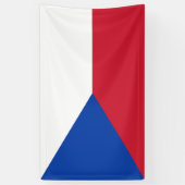 vlag Tsjechië Spandoek (Verticaal)