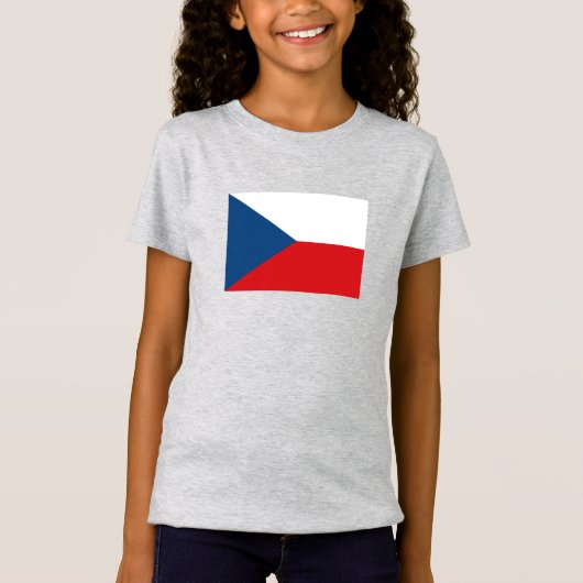 vlag Tsjechië T-shirt (Voorkant)
