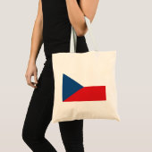 vlag Tsjechië Tote Bag (Voorkant (product))