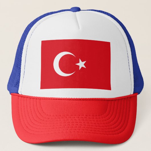vlag Turkije Trucker Pet (Voorkant)