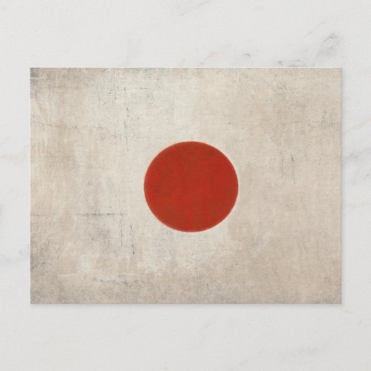  vlag uit Japan Briefkaart (Voorkant)