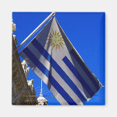 vlag uruguay magneet (Voorkant)