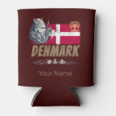  vlag vaart en schip souvenir blikjeskoeler (Voorkant)