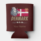  vlag vaart en schip souvenir blikjeskoeler (Achterkant)