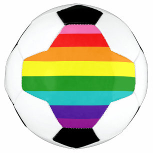 Vlag van 8 Strepen van de Trots LGBT van de Voetbal