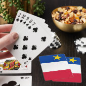 Vlag van Acadië Pokerkaarten (Insitu)