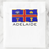 Vlag van Adelaide, Australië Rechthoekige Sticker (Tas)