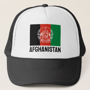 Vlag van Afghanistan - 2013 goedkeuring Trucker Pet