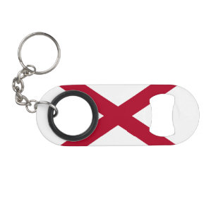 Vlag van Alabama Mini Flessenopener