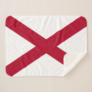 Vlag van Alabama Sherpa Deken