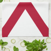 Vlag van Alabama Theedoek (Gevouwen)