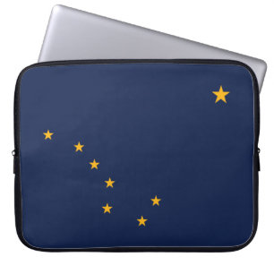 Vlag van Alaska Laptop Sleeve