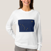 Vlag van Alaska T-shirt (Voorkant)