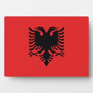 vlag van Albanië Fotoplaat