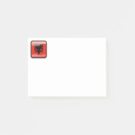 vlag van Albanië Post-it® Notes (Voorkant)