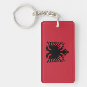 vlag van Albanië Sleutelhanger