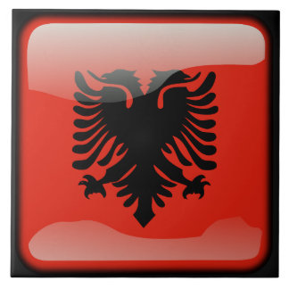 vlag van Albanië Tegeltje
