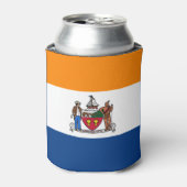 Vlag van Albany, New York Blikjeskoeler (Blikje Voorkant)