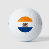 Vlag van Albany, New York Golfballen (Voorkant)